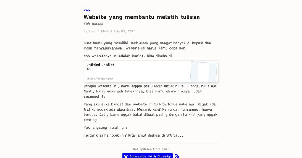 Website yang membantu melatih tulisan