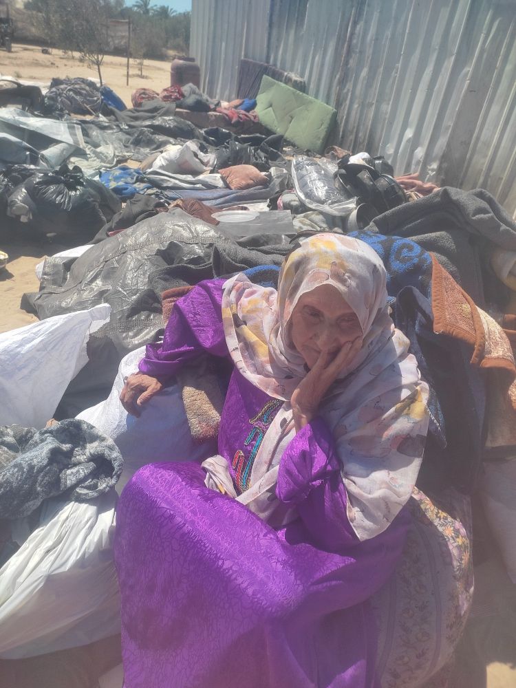 Muhammad‘s grandmother while displacement and famine in genocide.