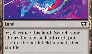 My first card for Magic: The Gathering's Edge of Eternities set has just been shared!

Land: Terramorphic Expanse
Art Director: Zack Stella
