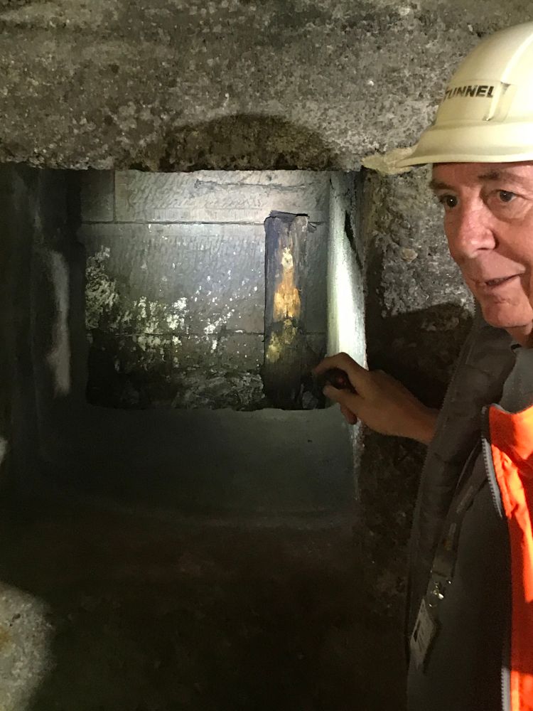 Original wooden dock post from the late 1700s