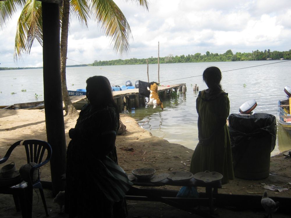 Orinicodelta, Venezuela.
Indigenendorf.