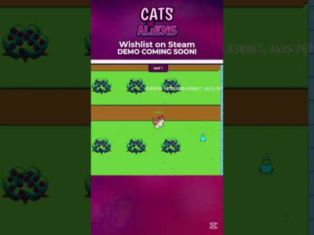 Infinite Exploration! - A #Short #CatsVsAliens #devlog