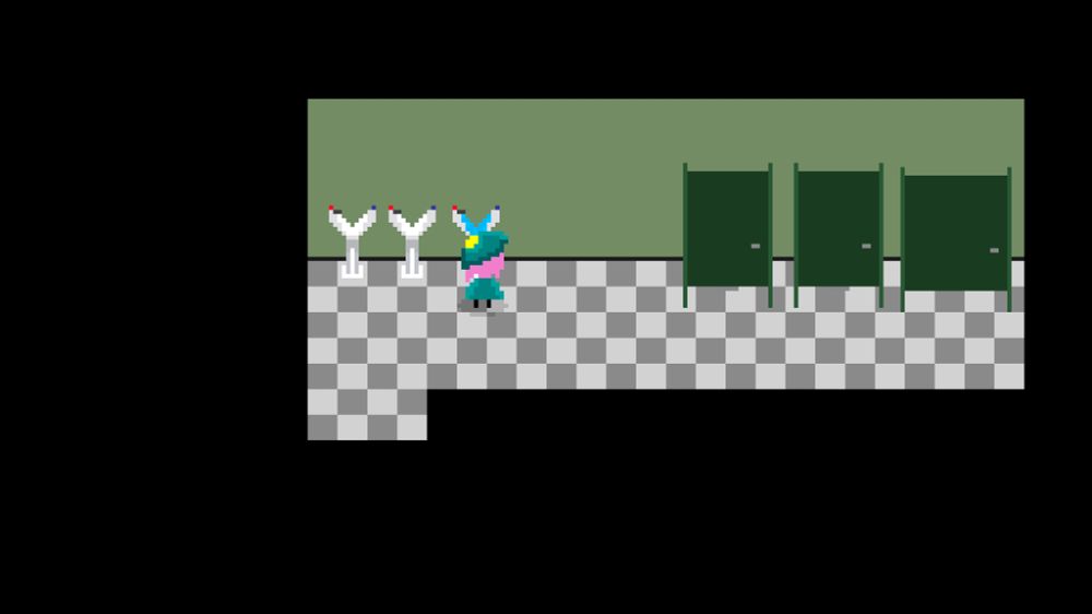 The same RPG, except this time the sinks have been morphed to a "V" shape.