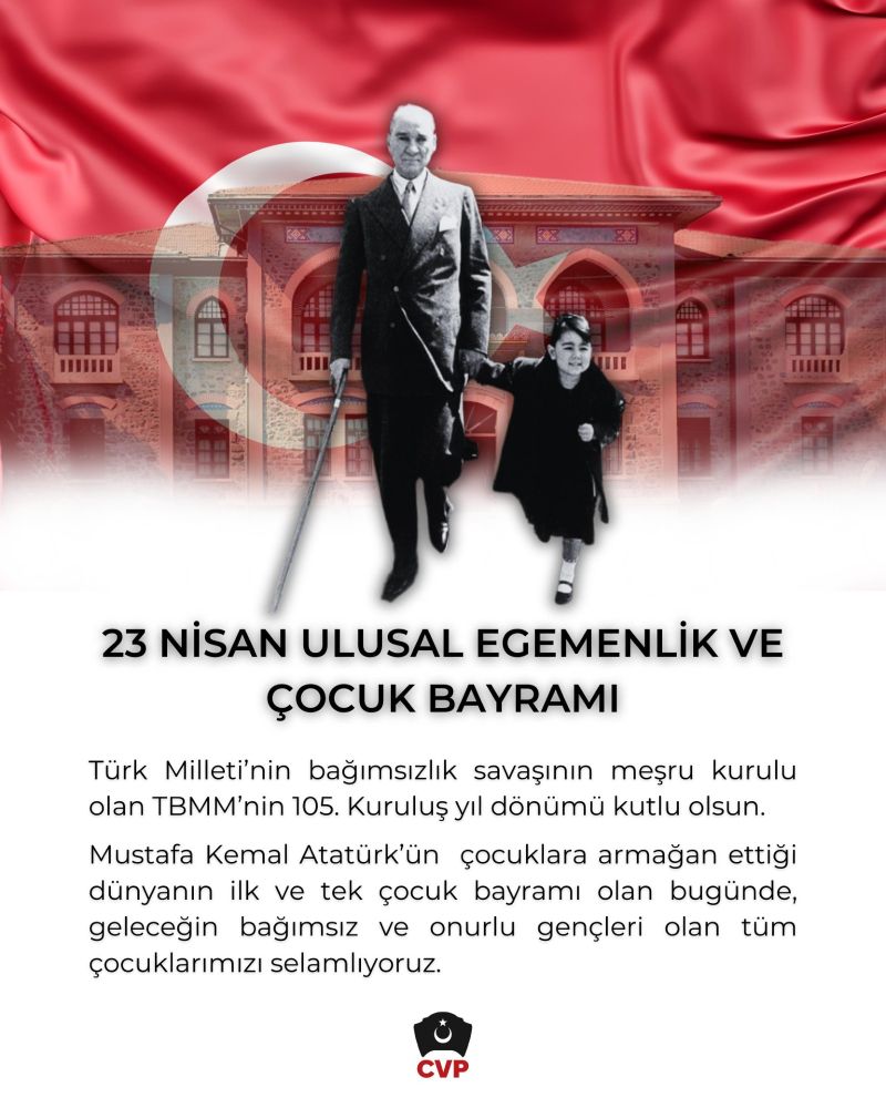 Türk Milleti’nin bağımsızlık savaşının meşru kurulu olan TBMM’nin 105. Kuruluş yıl dönümü kutlu olsun. 