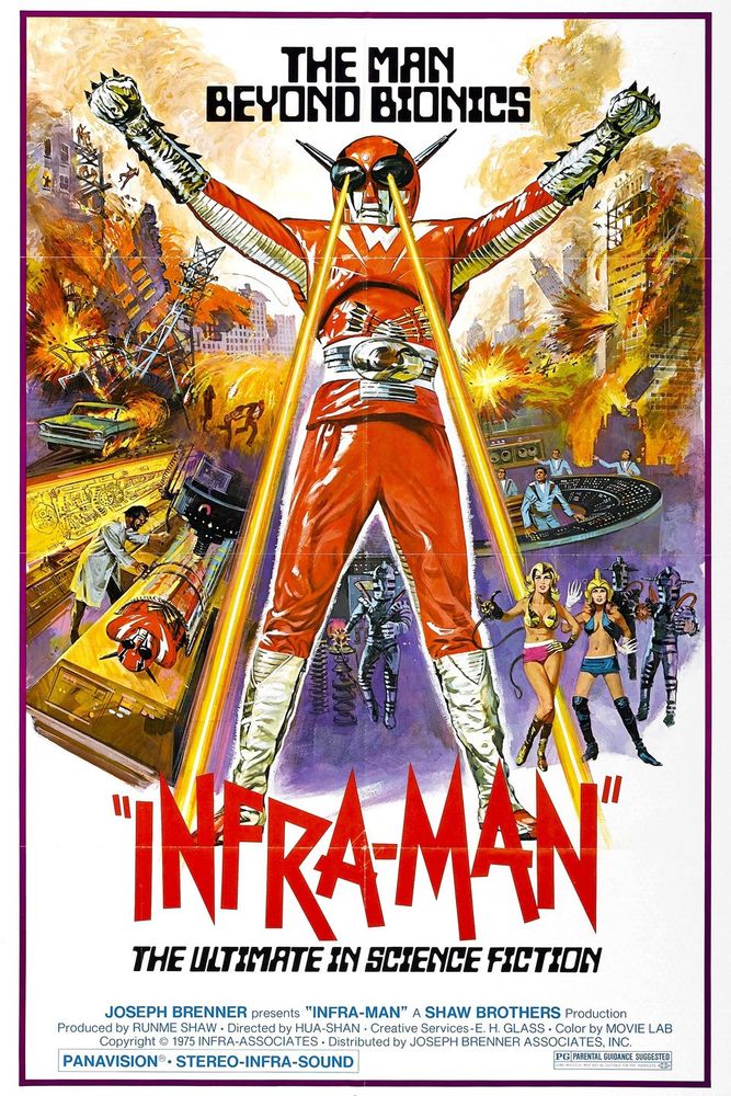 "INFRA-MAN" 

The Man Beyond Bionics

The Ultimate in Science Fiction