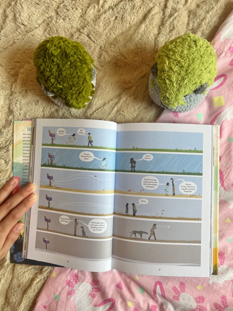 Photo of a spread from LU AND REN'S GUIDE TO GEOZOOLOGY