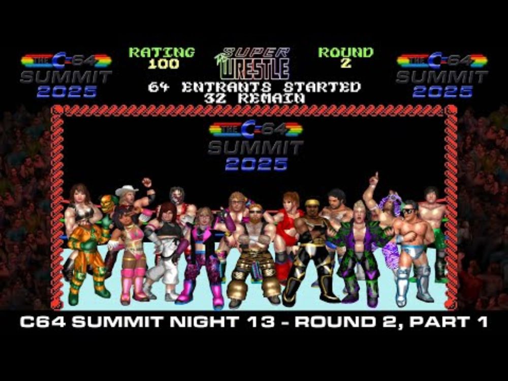 Super Pro Wrestle: C64 Summit, Night 13 [Round 2]