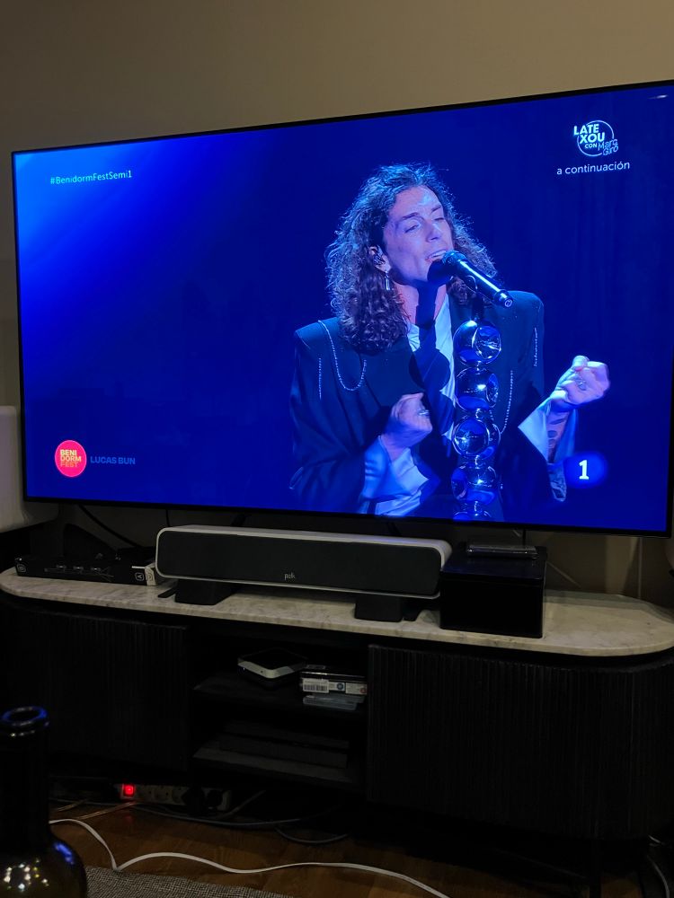 lucas bun performing at benidorm fest