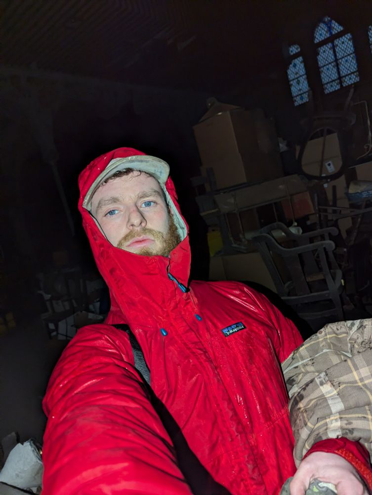 Me in a creepy church