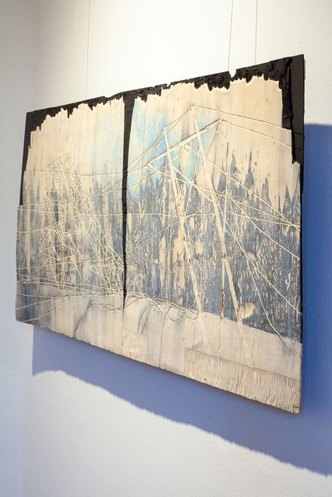 The artwork “The Other Side No.3” by artist Lena Schmidt
