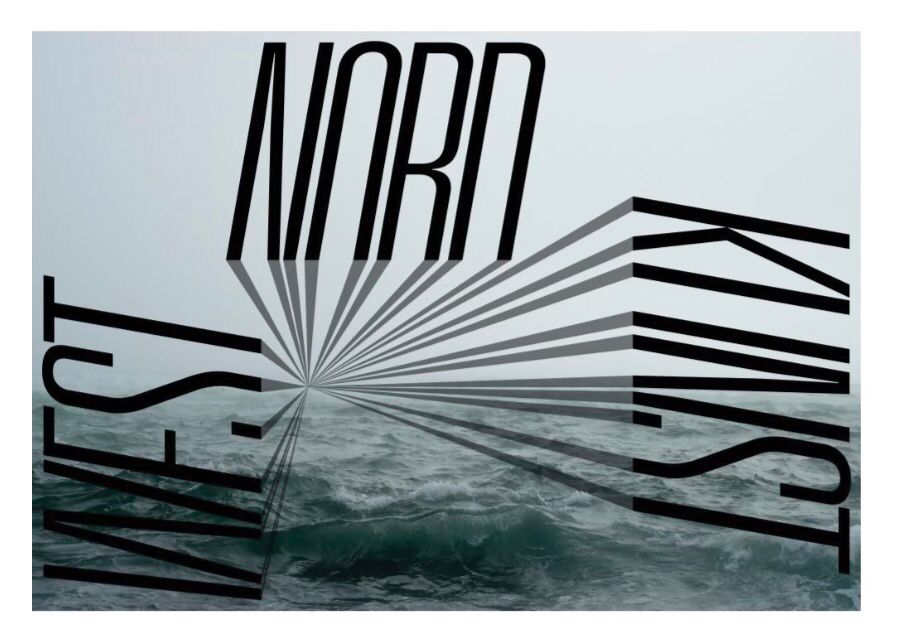 Poster for the artprize NORDWESTKUNST at Kunsthalle Wilhelmshaven 