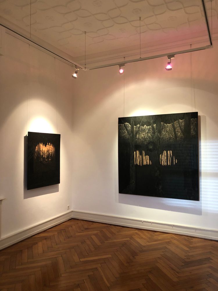 Ausstellungsansicht der Ausstellung „verborgen“ in der Villa Streccius in Landau mit Arbeiten von Lena Schmidt

©️Lena Schmidt