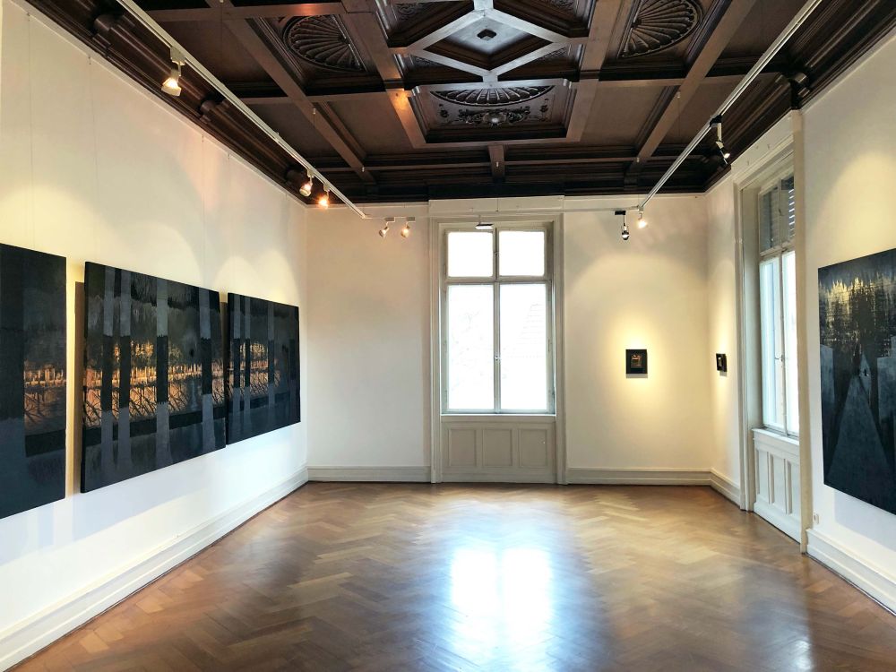 Lena Schmidts artwork “Inside” installed at Villa Streccius