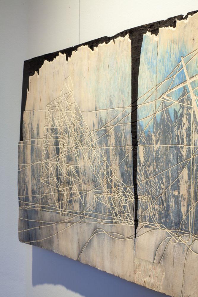 The artwork “The Other Side No.3” by artist Lena Schmidt
