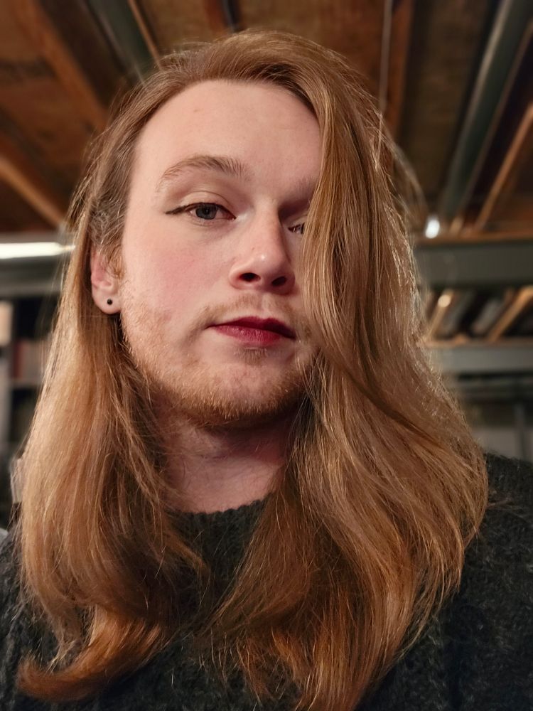 me, made up, cabled sweater