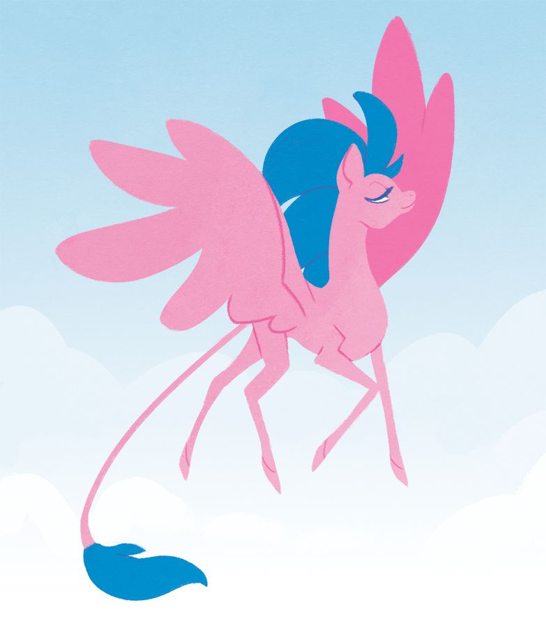 a pink pegasus pony named firefly from G1 my little pony