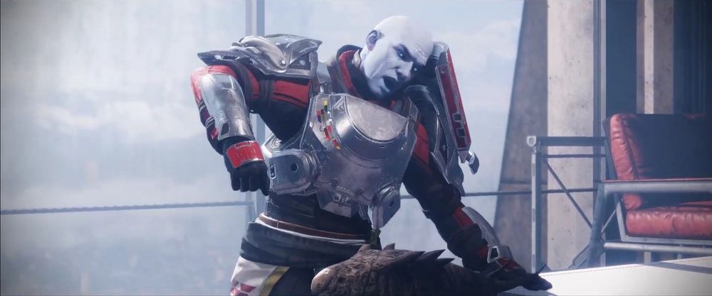 Zavala about to punch a worm (on a table)