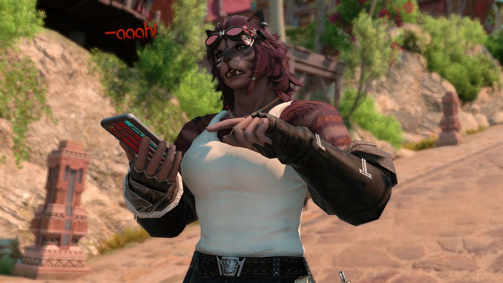 Hroth Aro recoiling her head, her nose tingling as if about to sneeze