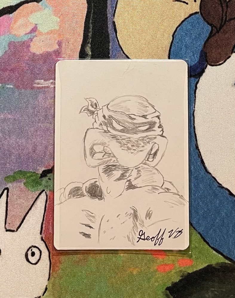 Sketch of Donatello, ref from TMNT volume 1. 