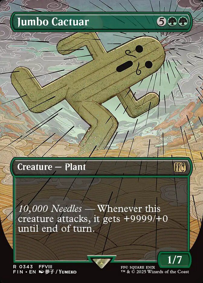 MtG card: Jumbo Cactuar
