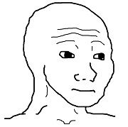standard wojak face