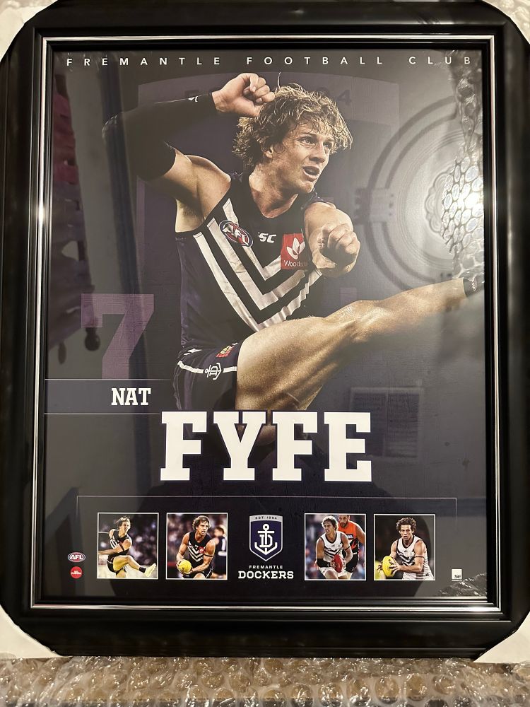 Framed print of Nat Fyfe - Fremantle Dockers 