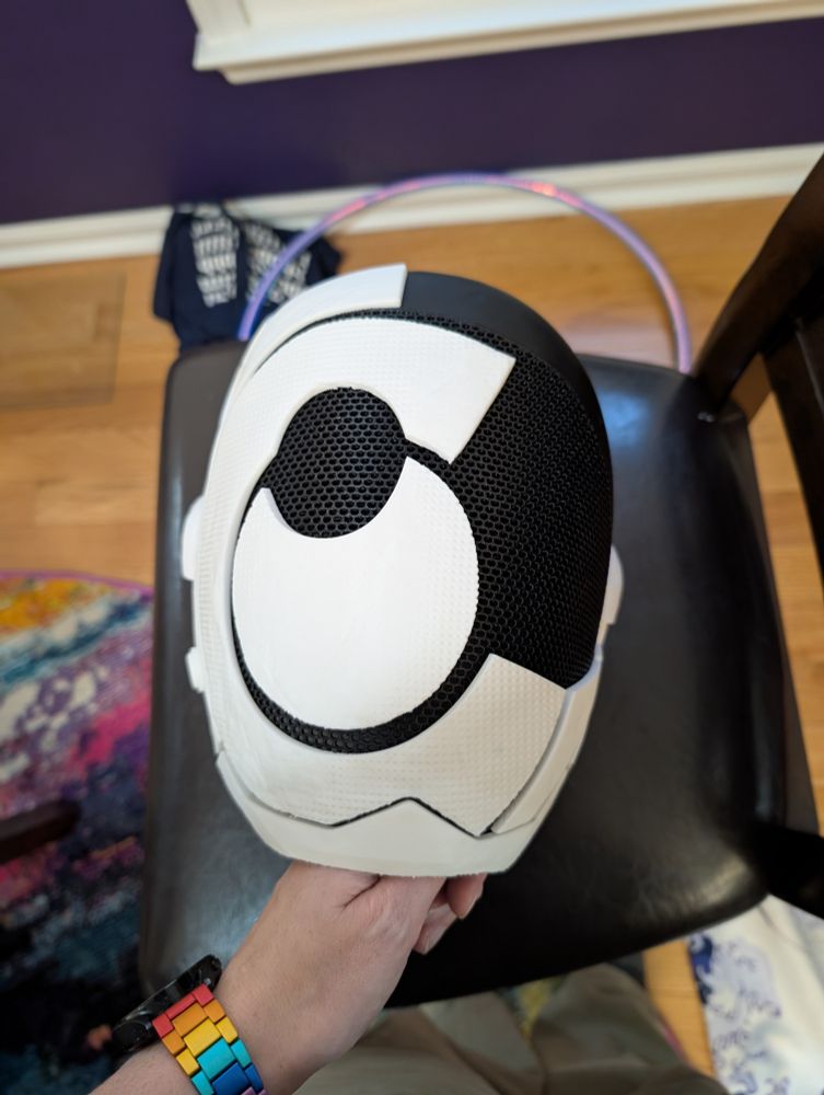 3d printed murderbot helmet 