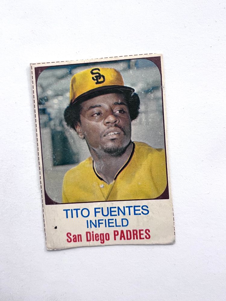 Original Fuentes card (1975 Hostess)