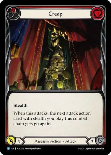 New FAB Assassin card, Creep