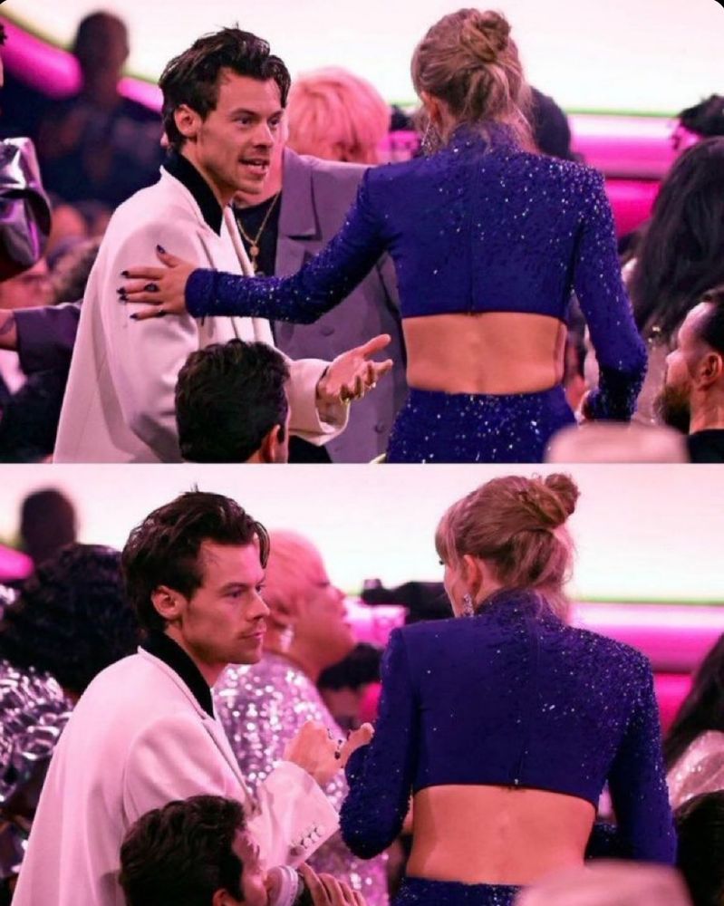 Harry Styles and Taylor Swift at the Grammys.