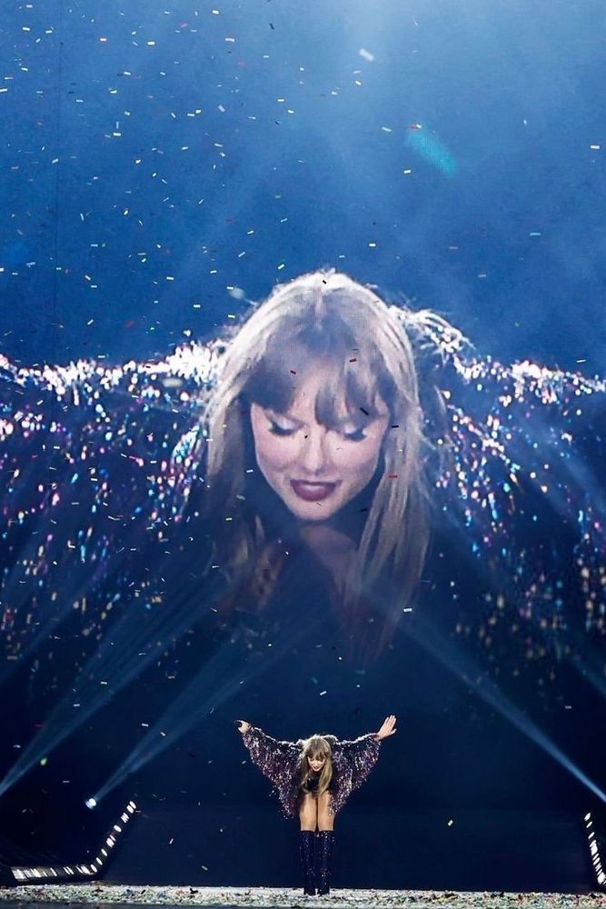 Taylor Swift on the last night of the eras tour
