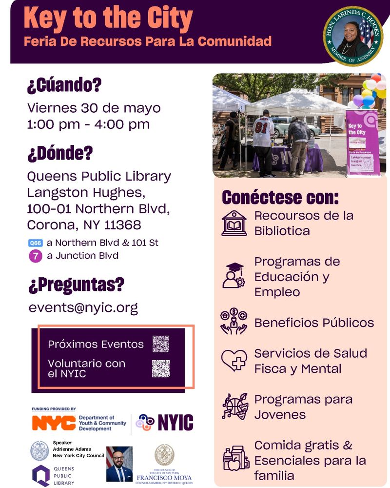 Flyer with the event information