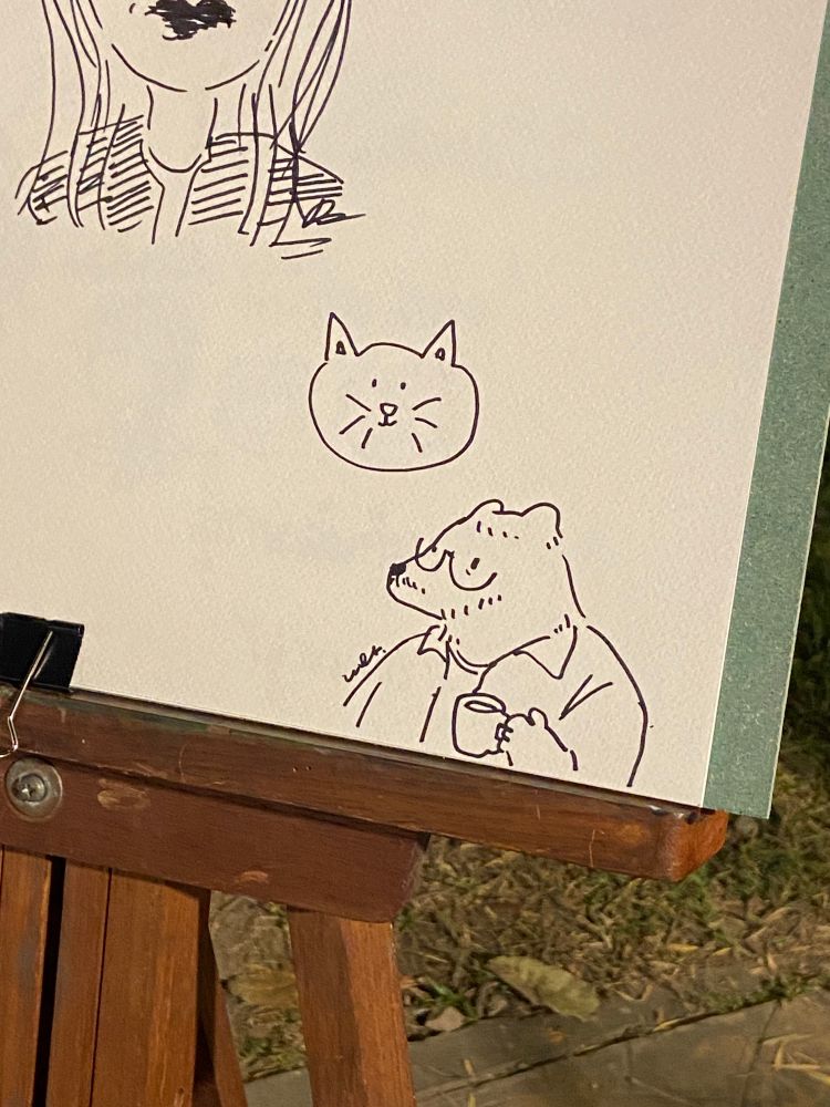 random doodle of Mr bear