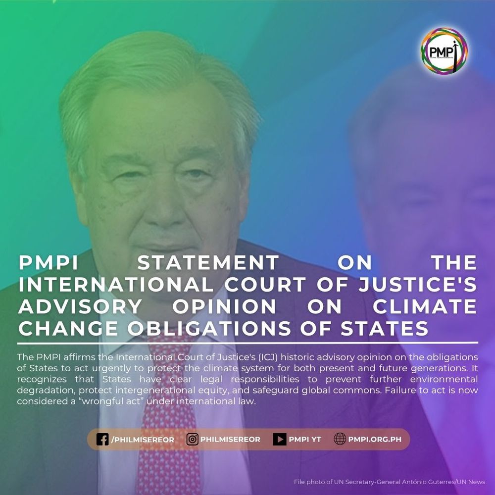 On the Climate Change Obligations of States: The International Court of Justice's Advisory Opinion