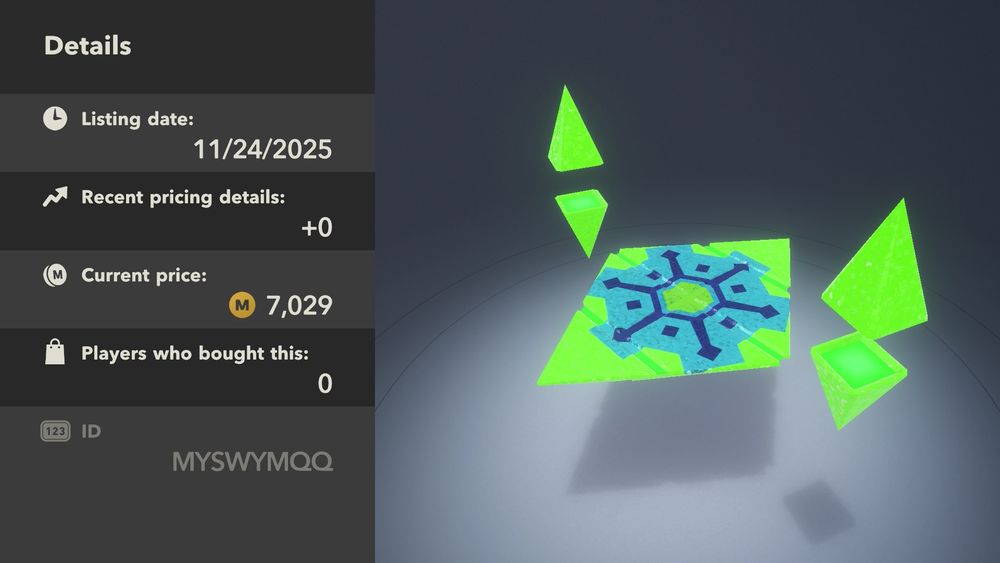 A custom green Swerve Star that has a Time Gear from Pokémon Mystery Dungeon Explorers of Sky on it