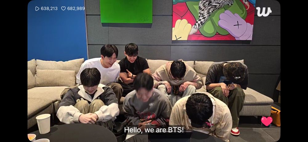 All 7 members of BTS now and say Hello We are BTS