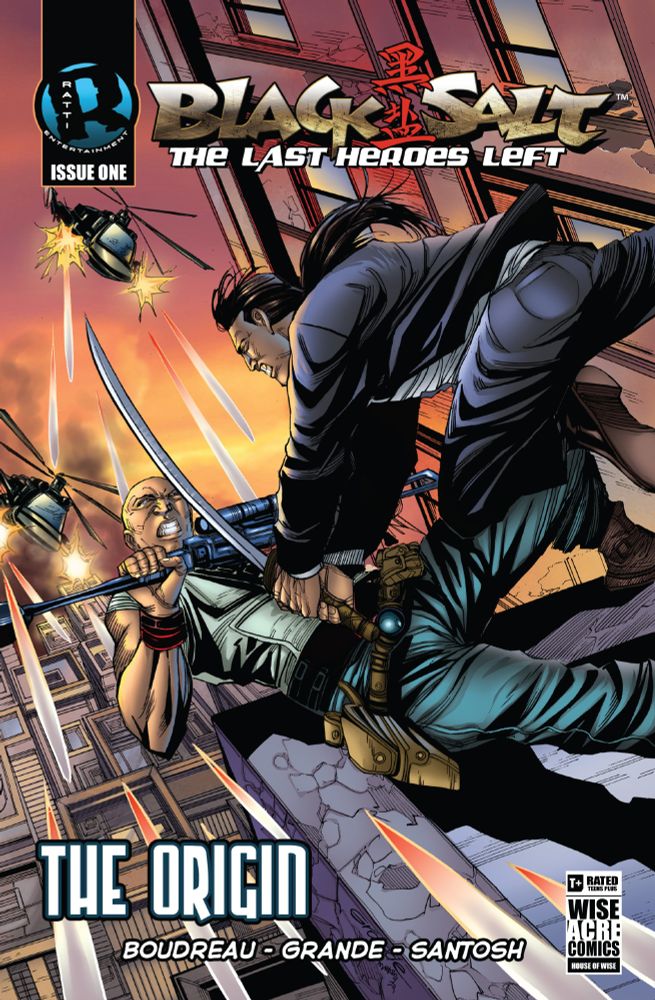 Cover art for Black Salt: The Last Heroes Left, coming soon from Wise Acre Comics