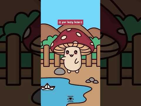 Taking Time To Rest 🫡 Mushie & Birdie | Relatable Animation Meme | Original Audio: @MasonDenver