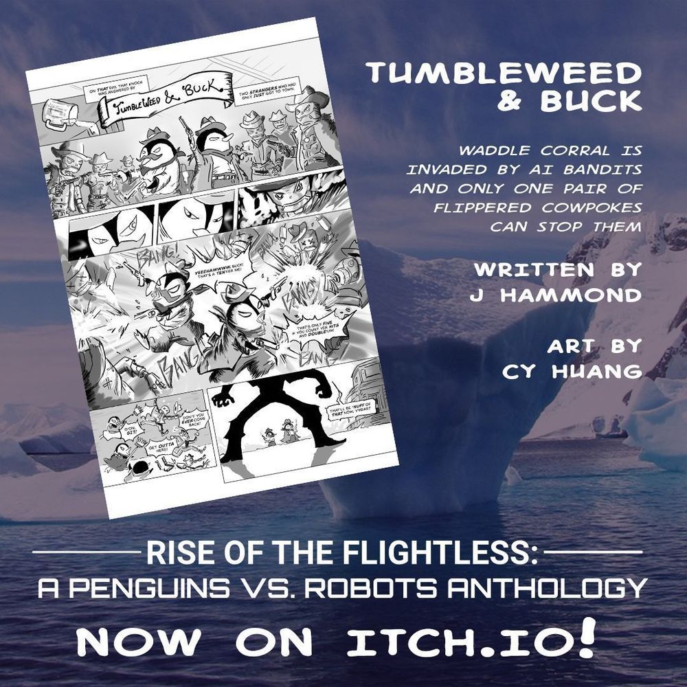 Tumbleweed & Buck. Written by J Hammond. Art by Cy Huang.