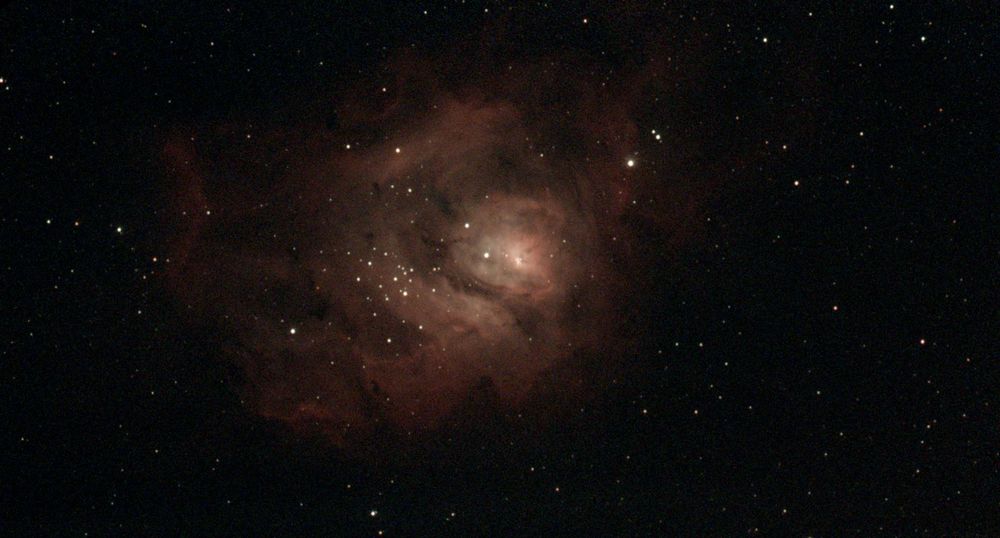 Lagoon Nebula in the constellation of Sagittarius