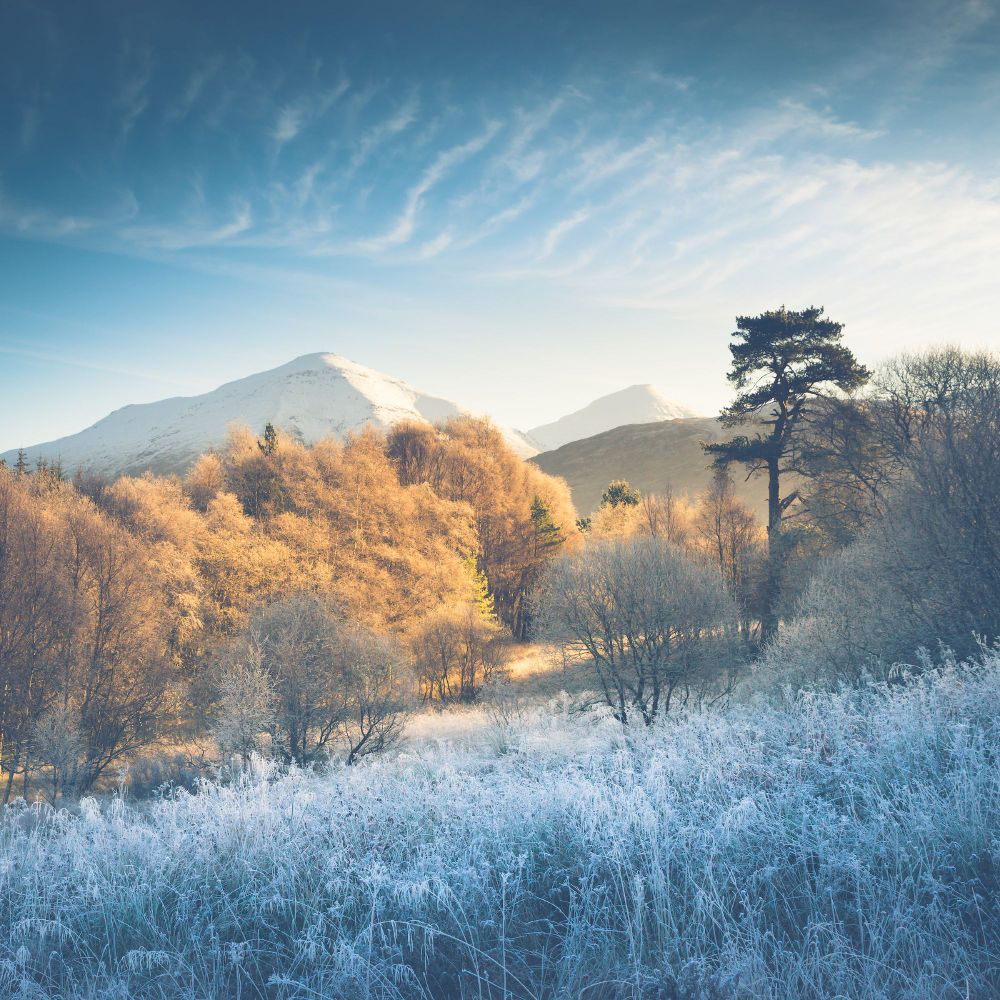 Ben More and Stob Binnein from Strath Fillan #Scotland #Crianlarich #Highlands www.damianshields.com