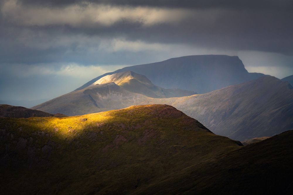 Ben Nevis and the Mamores from Buachaille Etive Beag #Scotland #GlenCoe #BenNevis #Lochaber