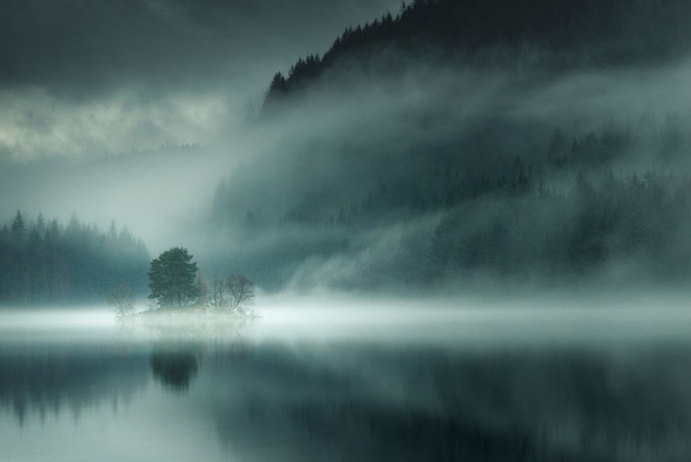 Mist over Loch Chon #Scotland #Trossachs #Aberfoyle www.damianshields.com