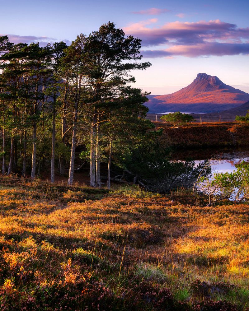 Stac Pollaidh from Loch Cul Drommanan #Scotland #Coigach #Highlands www.damianshields.com