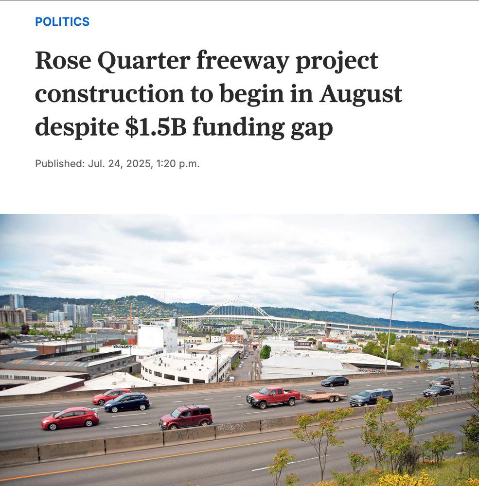 Rose Quarter freeway project construction to begin in August despite $1.5B funding gap
