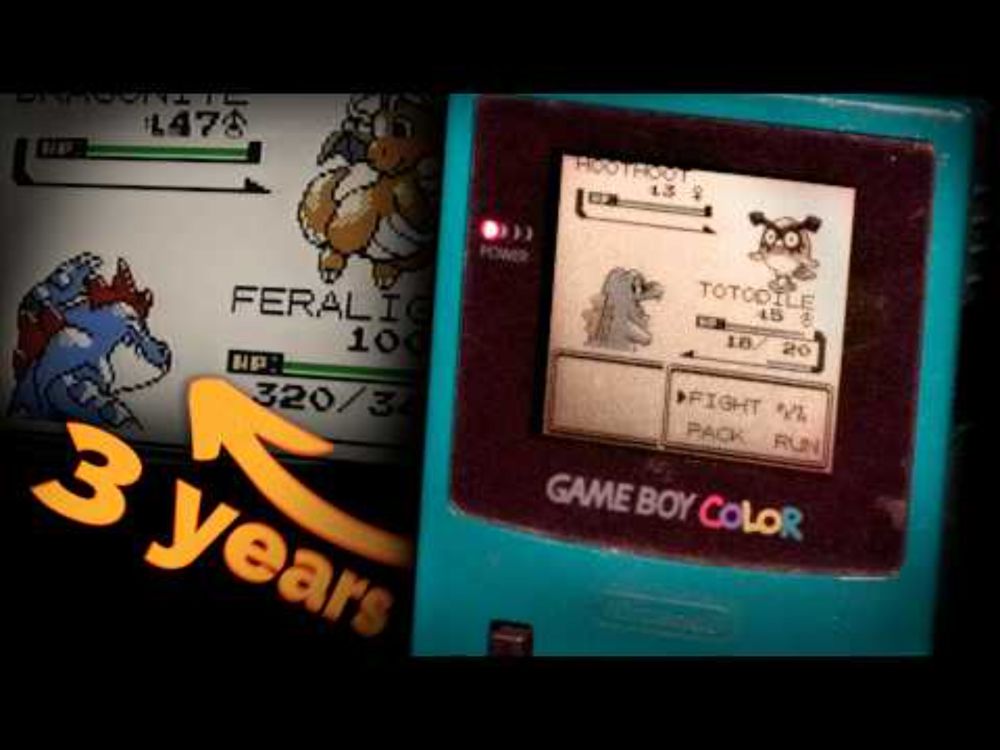 it took me 3 YEARS to beat Pokémon Crystal 💠