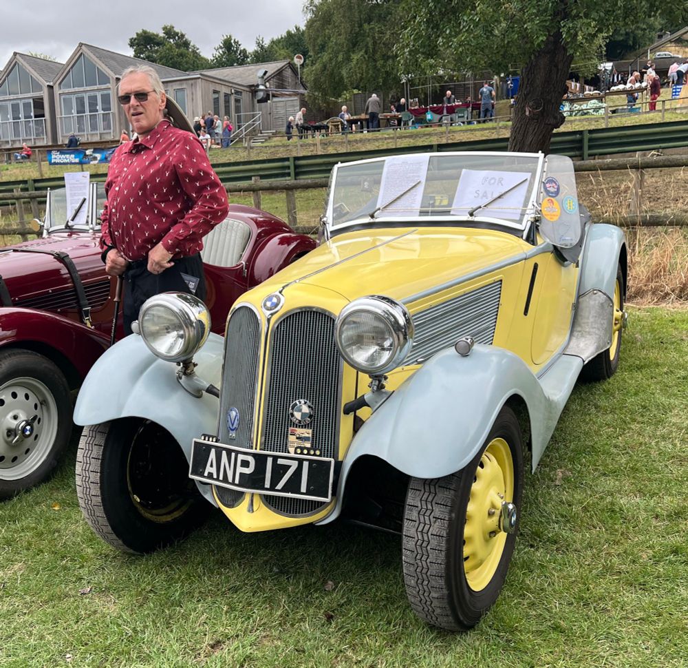 A Frazer-Nash/BMW 319/328 convertible (I think). For sale at Prescott last weekend.