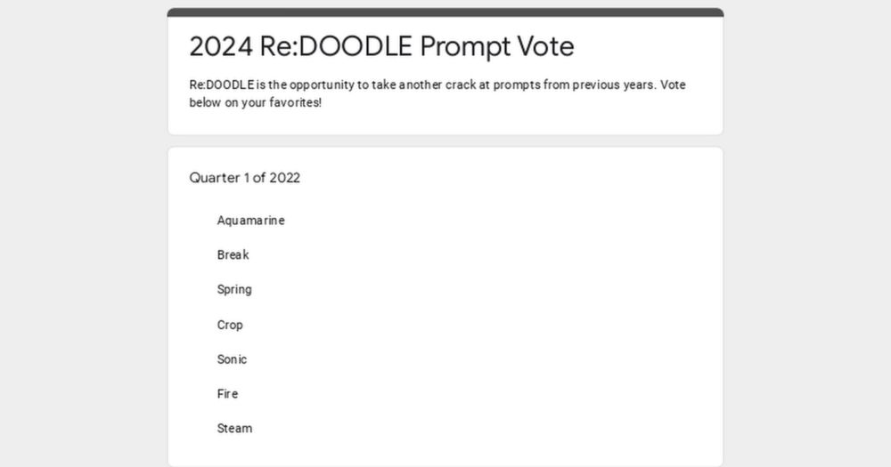 2024 Re:DOODLE Prompt Vote