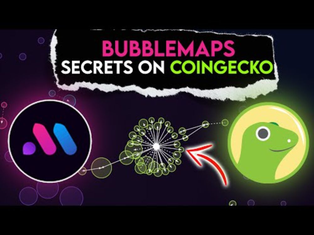 Bubblemaps Secrets on CoinGecko: Spot Smart Money. $BMT InfoFi