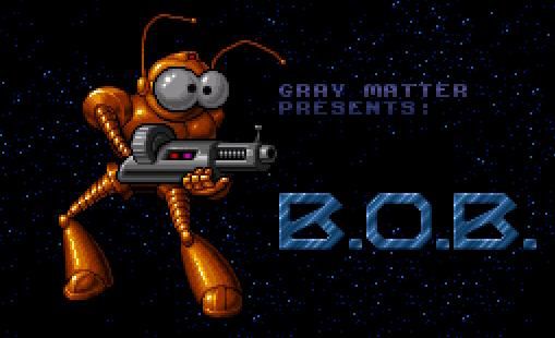 B.O.B. title screen.